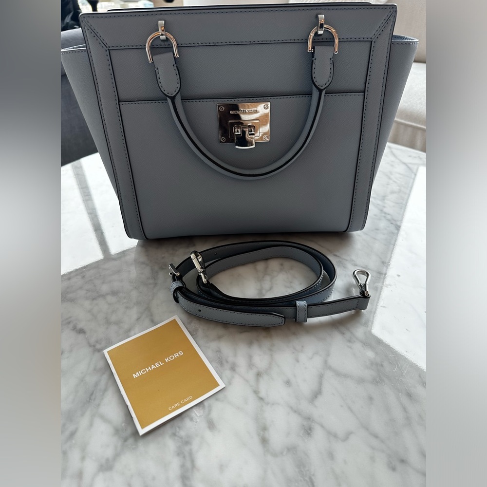 Michael Kors light blue bag